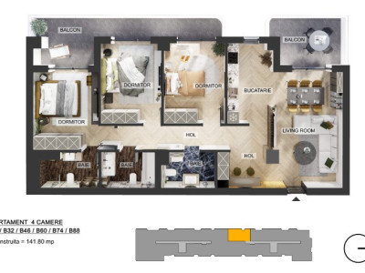 Apartamente noi în complex rezidențial Pipera